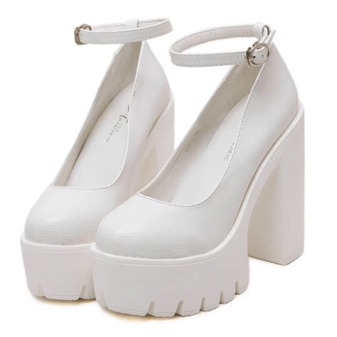 chunky white shoes|chunky heel white shoes.